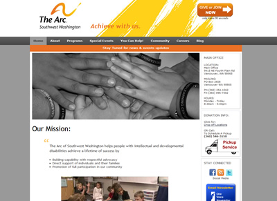 www.ArcSWwa.org The Arc of Southwest Washington